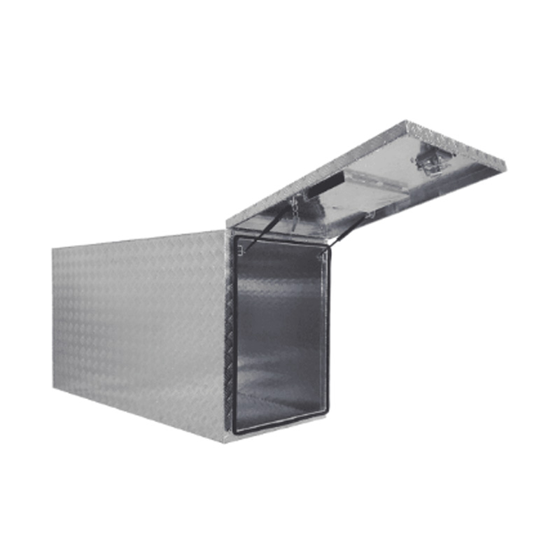 Caja de herramientas de aluminio de barra de trailer de la puerta de apertura lateral
