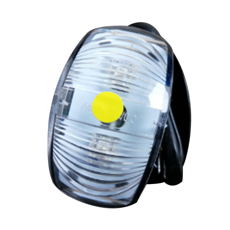 Marcador lateral de color amarillo 59 × 35 mm m/voltio transparente