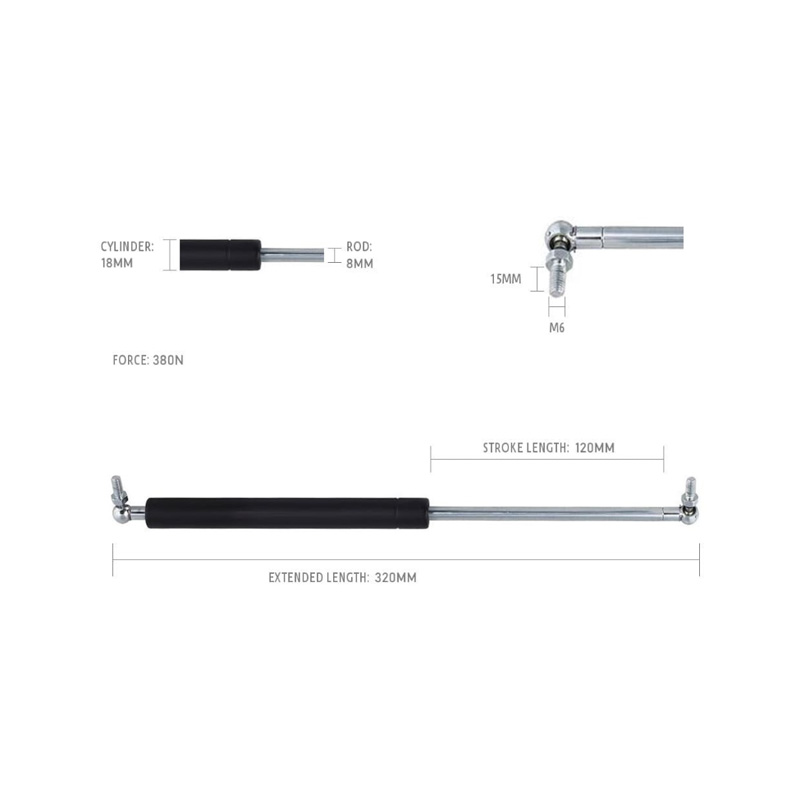 Strut de gas 120-320/380n GS120-320-380N