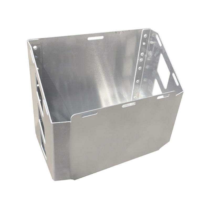 361 x 196 x 303 mm de aluminio plano Camping Camper Camper Jerry Can Bottle Support Tool Box
